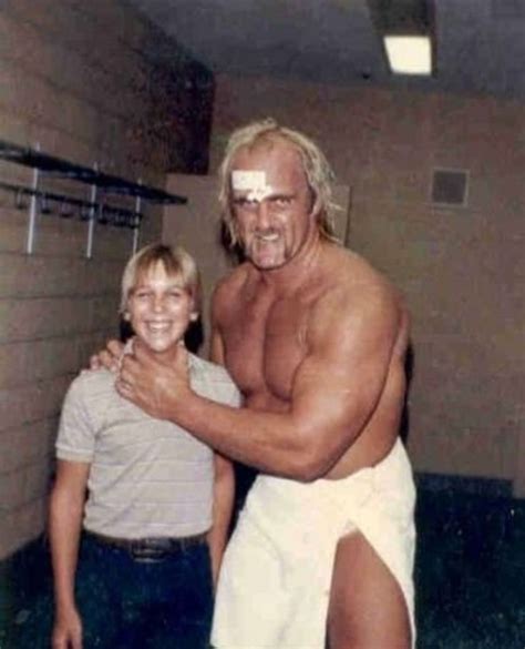 Hulk Hogan with a fan from the AWA in 1983 | Hulk, Wrestling, Hulk hogan