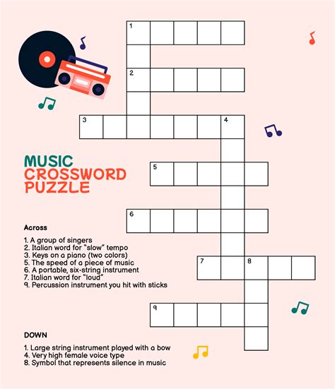 very in music crossword 5