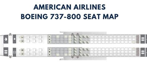 Boeing 737-800 Seat Map With Airline Configuration