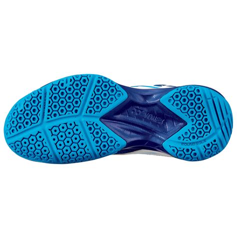 Yonex Power Cushion 39j Junior Badminton Shoes White Blue Direct Squash
