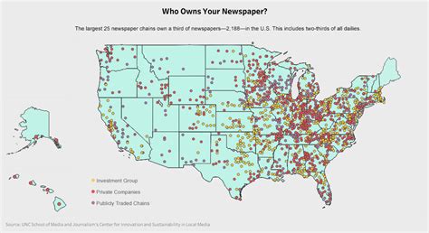 Top Map The Expanding News Desert