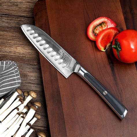 Keemake 5 Santoku Knife 73 Layers Damascus Steel Kitchen Knives