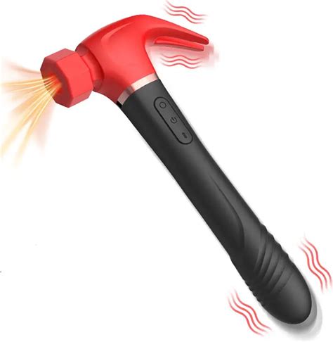 TipsToys Zuig Vibrator Dildo S Hamer Vibratie Seksspeeltje Bol