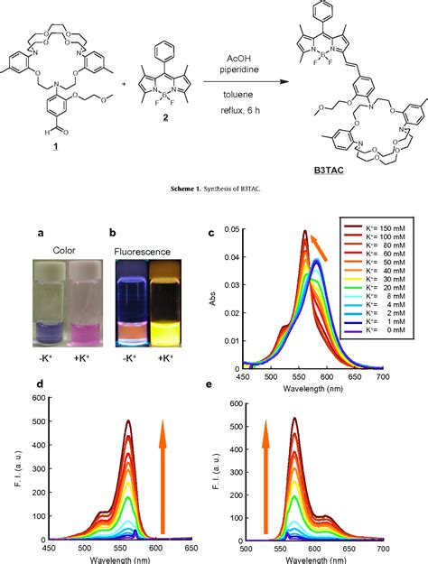 Development Of A Potassium Ion Selective Fluorescent Sensor Based On 3