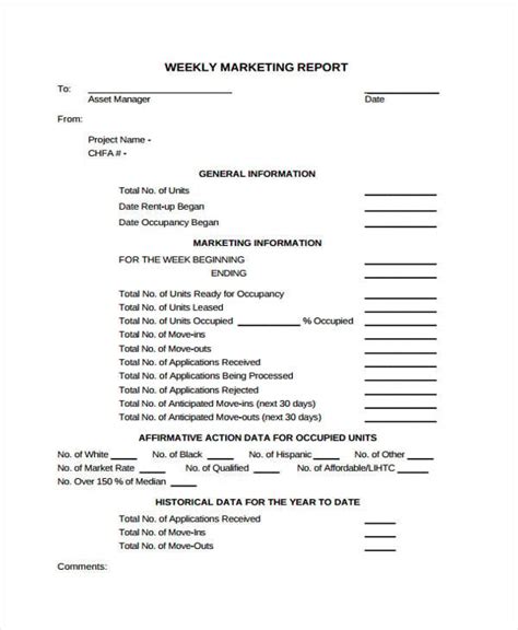 24 Sample Marketing Report Templates Docs Word Pdf