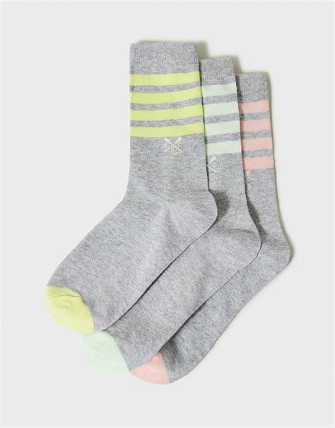 Womens 3 Pack Bamboo Socks From Crew Clothing Company