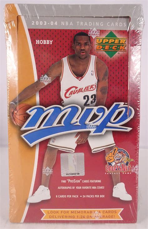 2003 04 Upper Deck Mvp Basketball Hobby Box Reed Buy Da Card World