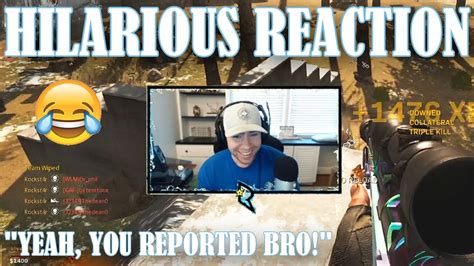 HILARIOUS REACTIONS To MY SNIPING In WARZONE YouTube