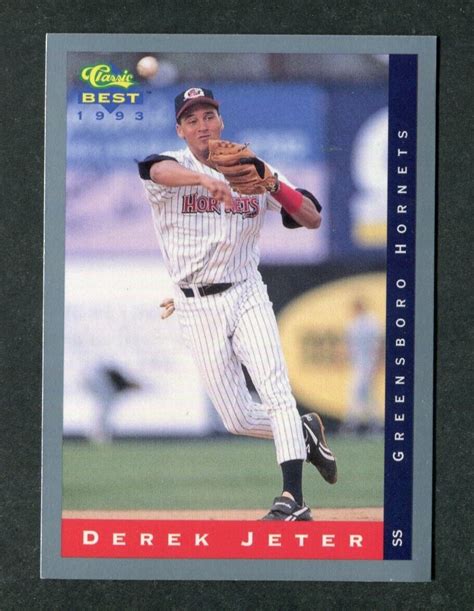 Derek Jeter Hornet Classic Best Minor League Baseball Rookie Card