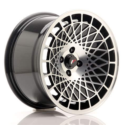 Japan Racing Jr Wheels Jr X Et X Machined Face Black