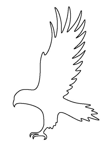 10 Best Eagle Stencil Idea Images On Pinterest Birds Free Printable