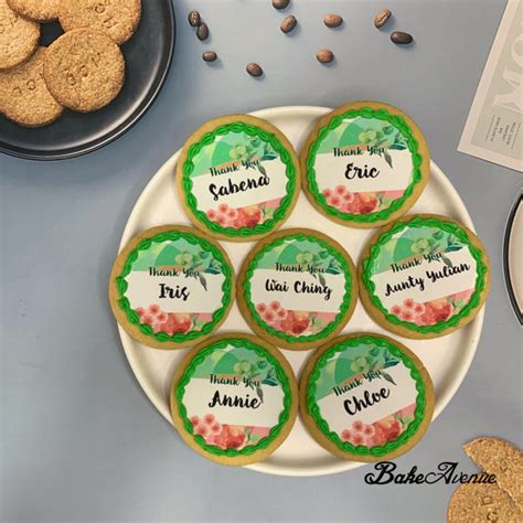 Name Customised Cookies Icing Image Bakeavenue