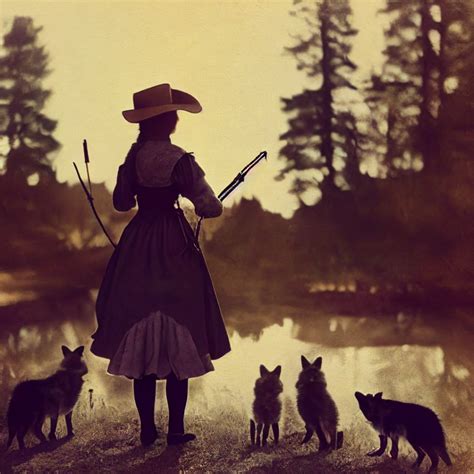 Bikini Cowboy Girl Beginnings Wolf Pups Emtoast