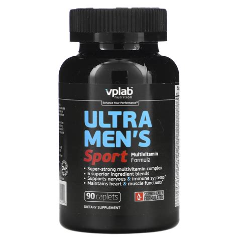 Vplab, Ultra Men’s Sport Multivitamin Formula, 90 Caplets - iHerb