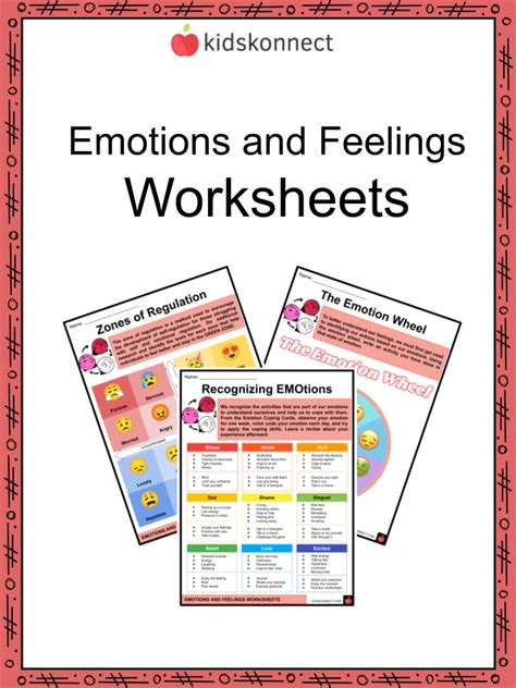 Emotions And Feelings Facts Worksheets Managing Feelings And Emotions