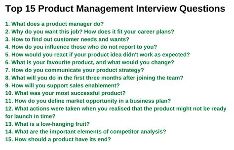 Top 15 Product Management Interview Questions In 2025