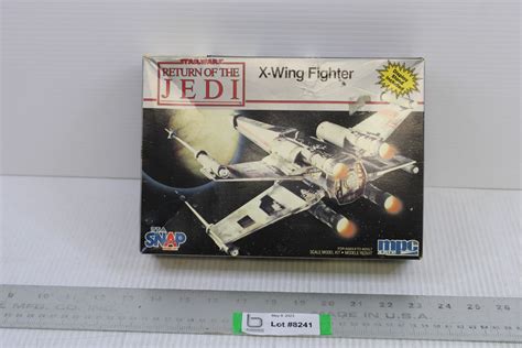 Vintage Ertl Star Wars Scale Model Return Of The Jedi X Wing Fighter