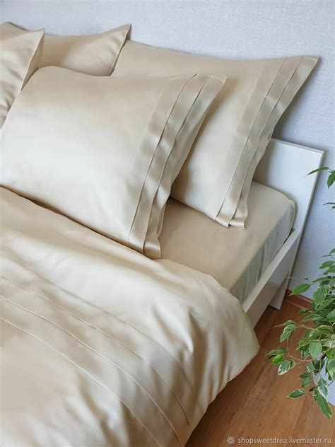 Постельное белье Тенсель 100% эвкалиптовое волокно Белый песок ...