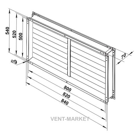 Клапан гравитационный Вентс КГ 800х500 - купить Обратные клапаны Вентс ...