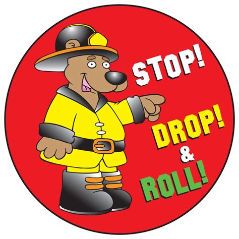 Stop Drop Roll Printables
