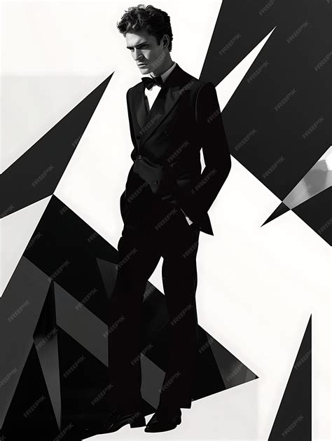 Premium Photo | Petite Male Model With High End Tailored Tuxedo With ...