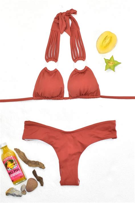 Μαγιό Set Bikini με κρίκους εκάι Owtwo