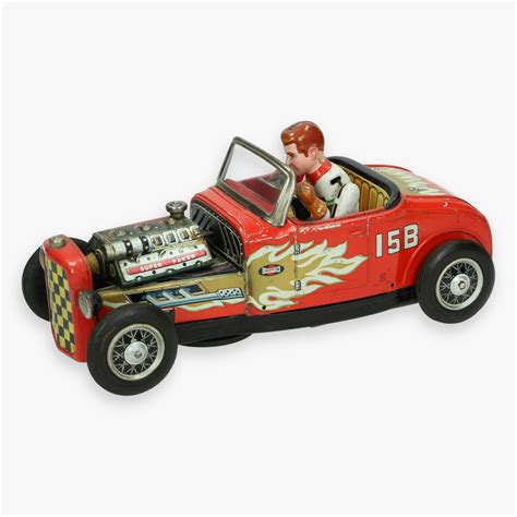 Retrooz Tin Toy Hot Rod Jaren 50 Nomura Made In Japan