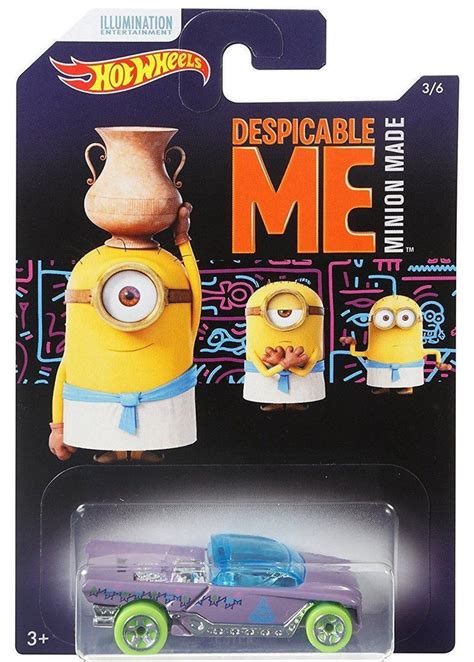 Set Of Hot Wheels Despicable Me Minion Made Cars
