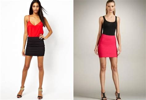 Модная мини-юбка – кожаная и джинсовая, обтягивающая и пышная, карандаш ...