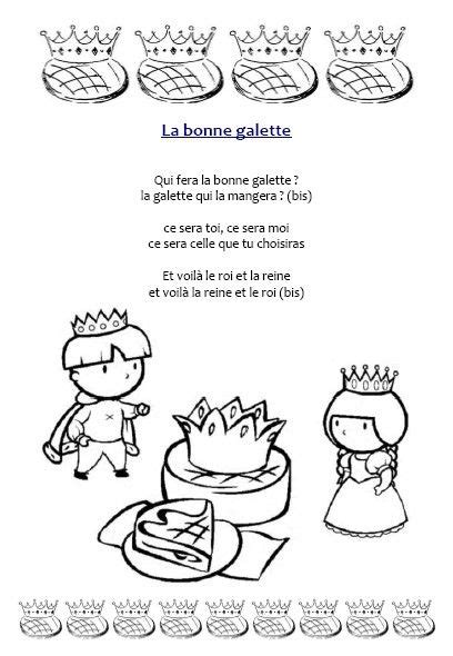 Chanson La Bonne Galette Fete Des Rois Galette Coloriage Enfant