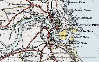 berwick  tweed  maps books memories