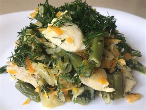 Отварная курица с овощами - рецепт автора Юлия Бурмистрова
