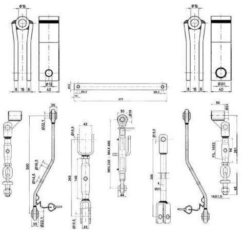 3 Point Linkage Kit CAT 1 Compact Tractor Fit KUBOTA B SERIES YANMAR