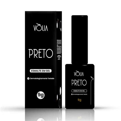 Esmalte Em Gel Preto