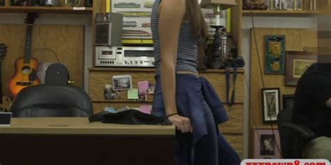 Brunette Babe Pawns Her Pussy And Banged At The Pawnshop Tnaflix