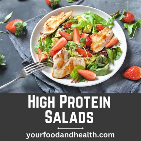 21 Delicious High Protein Salads For Healthy Eating