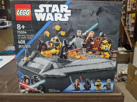 LEGO 75334 STAR Wars Obi Wan Kenobi Vs Darth Vader Ship Fast Free 52