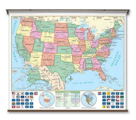 Primary Wall Map – United States – Office Junky