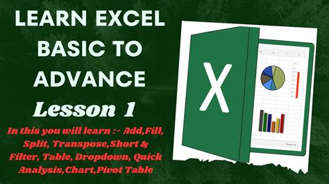 Excel Basic To Advance MS Excel Learn Excel YouTube