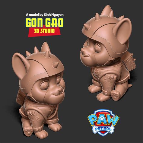 Hubcap Paw Patrol Fanart 3d Print Model By Sinh Nguyen