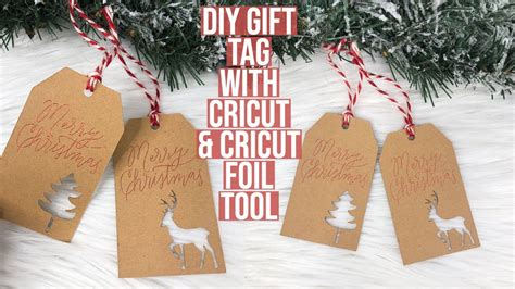 How To Make Gift Tags With The Cricut Explore Air And Cricut Foil