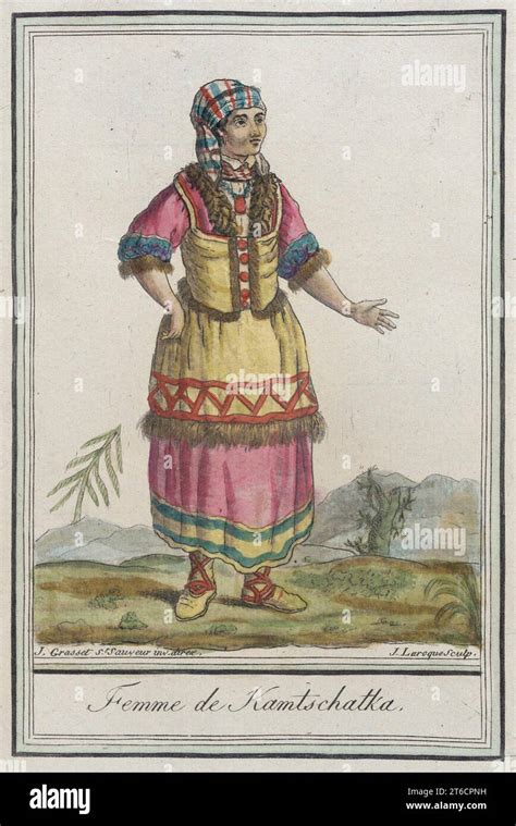 Costumes de Différents Pays Femme de Kamtschatka c1797 Stock Photo