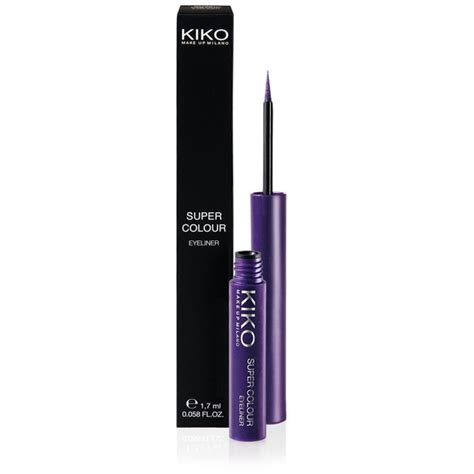 Подводка для глаз KIKO Super Colour Eyeliner - «Хорошая стойкая ...