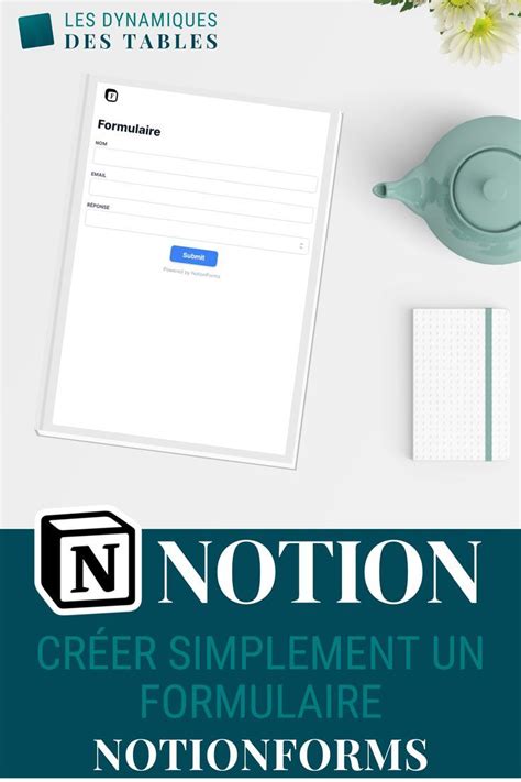 Formulaire Notionforms à partir d une base de données Notion