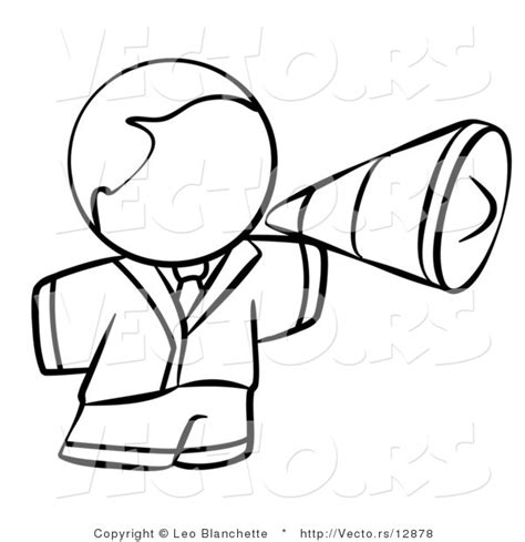 Megaphone Coloring Page at GetDrawings | Free download