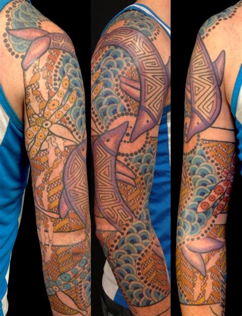 Australian Aboriginal Style Tattoos