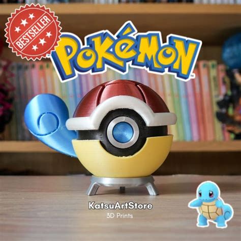 Pokemon Themed Pokeballs Squirtle Squirtle And More To Come Etsy