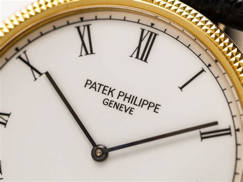 Patek Philippe Calatrava Clous De Paris Ref D K Yellow Gold Roman