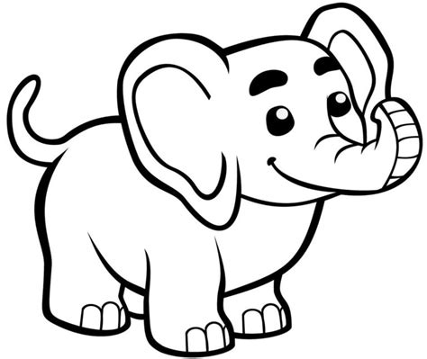 Desenho De Elefante Para Pintar - 50+ Desenhos de Elefante para colorir - Pop Lembrancinhas