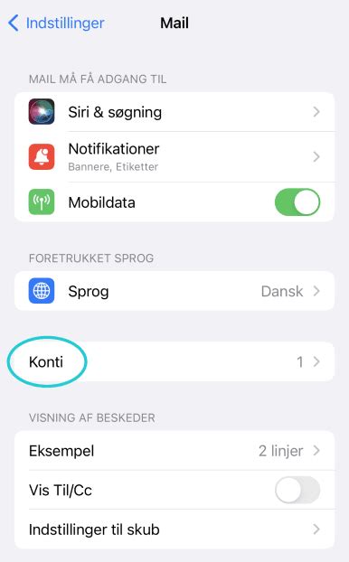 sadan opsaetter du din yousee mail pa ios